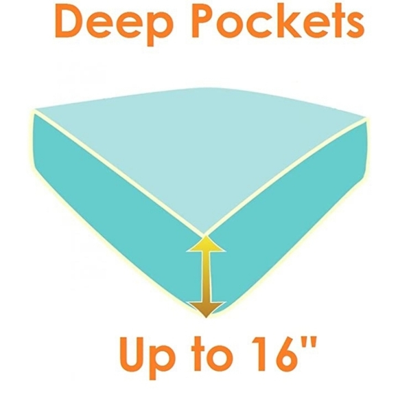 Cool Bamboo Sheet Set - Queen size - Coral - Picture 11 of 11